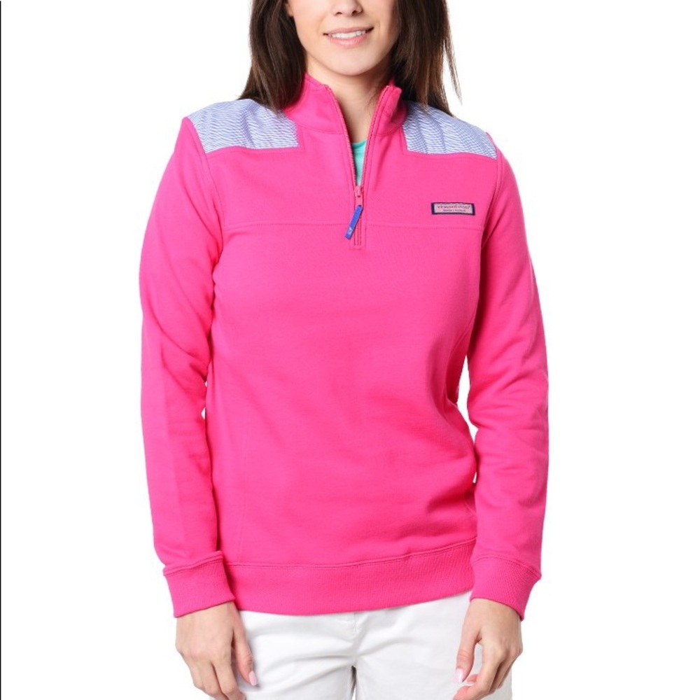 Vineyard vines pink sheep shirt size S